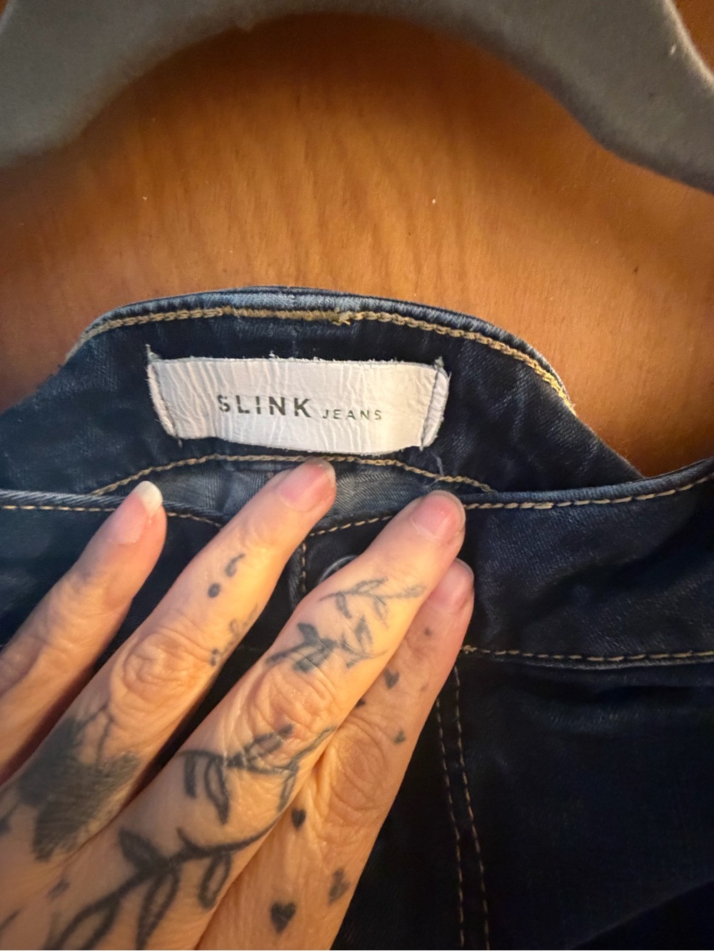 Slink Jeans Women's Dark Blue Denim Jeans